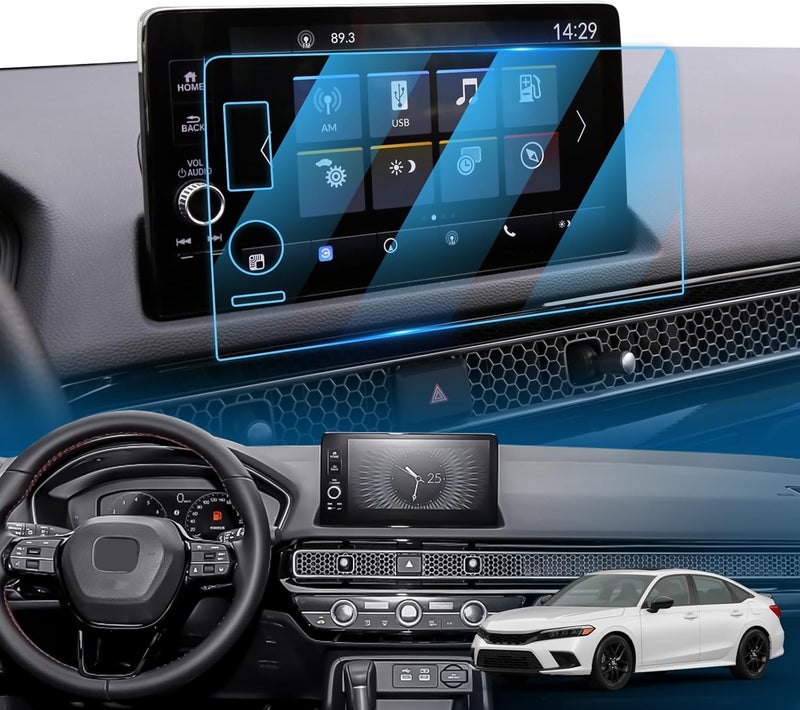 LFOTPP حماية شاشة هوندا CR-V 2023-2026 (9 إنش) (مع أزرار التتبع) - زجاج مقسى HD 9H لواجهة EX-L/Sport/Touring/Hybrid، ملحقات CRV مضادة لبصمات الأصابع لسيارات 2022-2026 سيفيك/إنتيغرا/ريدجلاين/ADX - Image 1